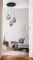 Preview: FABAS LUCE FAB-3519-47-126-01 Infinity Pendelleuchte 3-flammig E27 Rauchglas Schwarz Smartluce