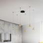 Preview: FABAS LUCE FAB-3547-46-125-01 Arabella LED Pendelleuchte 6-flammig 48W 3000K Amber Smartluce