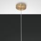 Preview: Dafne Mediterrane Glas-Pendelleuchte in zeitlosem Design in Amber von Fabas Luce