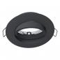 Preview: EVN 830009 Deckeneinbauleuchte Schwarz rund schwenkbar Einbaudurchmesser: 68 mm