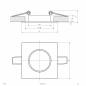 Preview: EVN 834001 Deckeneinbauleuchte Weiß schwenkbar• Einbaudurchmesser: 68 mm