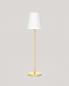 Preview: New Garden LOLA SLIM 120 Outdoor Stehlampe RGBW gold Akku USB Fernbedienung