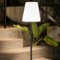 Preview: New Garden LOLA SLIM 120 Outdoor Stehlampe RGBW - farbiges und warmweißes Licht - anthrazit Akku USB Fernbedienung, 120 cm hoch