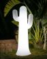 Preview: New Garden Stehlampe PANCHO LED-Kaktus 139cm hoch weiß mit Akku, Fernbedienung, RGBW und kaltweißes Licht IP65
