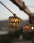 Preview: New Garden LED-Lichterkette ALBA 8 Meter 10 Juteschirmchen mit Kabel 230V In&Out IP44