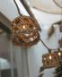 Preview: New Garden LED-Lichterkette ALBA 8 Meter 10 Juteschirmchen mit Kabel 230V In&Out IP44
