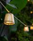 Preview: New Garden Okinawa Lichterkette aus Bambus 8 Meter IP44 mit Kabel und Stecker