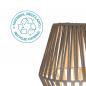 Preview: New Garden Conta Tischleuchte aus Recyclingkunststoff Akku Dimmbar Fernbedienung für Innen & Außen