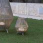 Preview: New Garden Conta Tischleuchte aus Recyclingkunststoff Akku Dimmbar Fernbedienung für Innen & Außen