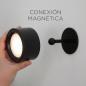 Preview: New Garden LED-Akku-Wandleuchte Roll 8 schwarz