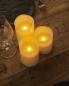 Preview: New Garden Dolo LED Wachs Kerzen mit Flammeneffect im 3er Pack (2 x AAA batteries nicht enthalten)