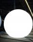 Preview: New Garden LED Gartenkugel BULY 40 weiss IP65 230 Volt mit kabel, kaltweißes Licht