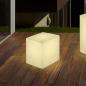 Preview: New Garden CUBY 32 Leuchtwürfel & Tischleuchte in weiss 230V - warmweißes Licht - Länge Kabel 2 m, 32x32x32 cm