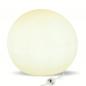 Preview: New Garden BULY 50 Garten LED-Kugel weiss IP65 230 Volt Kabel mit Stecker & Schalter- warmweißes Licht ø50 x 44 cm In&Out