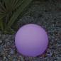 Preview: New Garden BULY 40 SOLAR LED Gartenkugel mit RGB-Farben und warmen und kaltem Licht IP65, in&out einsetzbar, IP65, Ø 40cm