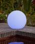 Preview: New Garden BULY 40 SOLAR LED Gartenkugel mit RGB-Farben und warmen und kaltem Licht IP65, in&out einsetzbar, IP65, Ø 40cm