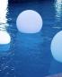Preview: New Garden BULY 30 RGBW Solar LED-Garten Kugel schwimmfähig auch als Poollampe Akku IP68 Ø 30cm