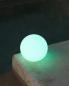 Preview: New Garden BULY 40 Farbwechsel LED-Garten Kugel Solar schwimmende Poollampe Akku IP68