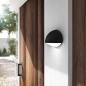 Preview: Philips myGarden Halbmond Wandleuchte Dust in Anthrazit inkl. warmweißer LED für Hauseingang & Terrasse