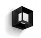 Preview: Philips myGarden LED Außenwandleuchte Parterre Schwarz in Würfelform