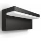 Preview: Moderne Philips myGarden LED Wandleuchte Bustan in Anthrazit 4000K neutralweißes Licht