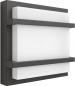 Preview: Philips Petronia LED Wandleuchte 12W 1200lm 4000K Anthrazit IP44