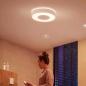 Preview: Philips Hue Xamento L Deckenleuchte weiß 42,5cm - IP44 Wasserbeständige smarte Badezimmerleuchte