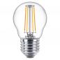 Preview: PHILIPS E27 Classic LED Lampe 4,3W wie 40 Watt warmweiss klar dekorative Filamentoptik