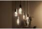 Preview: Dekorativer Rauchglaskolben E27 PHILIPS Lampe 27cm 6.5W wie 25W dimmbar Blickfang in der Wohnzimmerlampe