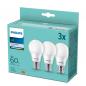 Preview: 3er-Sparpack PHILIPS E27 LED Glühbirne opalweiss gefrostet 8W wie 60W 4000K universalweisses Licht