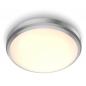 Preview: Philips LED Deckenleuchte Doris ø22cm Nickel warmweißes Licht 2700K mit Eye Comfort - auch für das Bad geeignet IP44