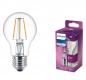 Preview: PHILIPS E27 LED Filament Lampe A60 4.3W wie 40W 4000K neutralweißes Licht - klassische klare Glühlampenform