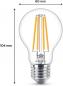 Preview: PHILIPS E27 LED Lampe Filament in Birnenform 10.5W wie 100W 2700K warmweißes leistungsstarkes Licht