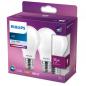 Preview: 2er Pack PHILIPS E27 LED Lampen Classic matt 8,5W wie 75W 4000K neutralweißes Licht