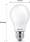 Preview: 2-er Set PHILIPS E27 LED Lampe leistungsstark 10.5W wie 100W neutralweißes blendfreies Licht 4000k