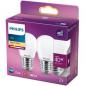 Preview: 2er-Pack E27 PHILIPS LED Tropfenlampe 4.3W wie 40W warmes Licht Milchglas