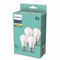 Preview: 4er Set PHILIPS LED-Lampen E27 Standardfassung 8W wie 60W Warmweißes Licht - augenschonend