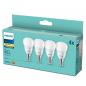Preview: 4er Set PHILIPS LED E14 P45 4,9W = 40W 470lm 2700K warmweiß matt