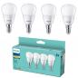 Preview: 4er Set PHILIPS LED E14 P45 4,9W = 40W 470lm 2700K warmweiß matt