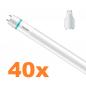 Preview: 40er Pack 120cm T8 G13  Philips MASTER LED Röhren Value Ultra Output 15.5W wie 36W 2300lm 3000K für KVG/VVG Glas - XXXL-Sparpack
