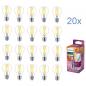 Preview: 20 x PHILIPS LED Classic Leuchtmittel E27 5,9W = 60W WarmGlow warmweißes Licht mit Dimmfunktion - XXXL-Sparpack