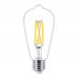 Preview: Philips LED E27 Leuchtmittel 5,9W wie 60W warmweisses Licht klar DimTone WarmGlow dimmbar mit hoher Farbwiedergabe 90Ra