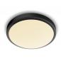 Preview: Philips LED Deckenleuchte Doris ø35cm schwarz warmweißes Licht 2700K mit Eye Comfort - auch für das Bad geeignet IP44