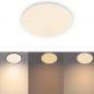 Preview: Weiße Superslim Philips myLiving LED Deckenleuchte ø43cm warmweißes Licht mit Eye Comfort & Dimmen in Stufen