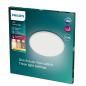 Preview: Weiße Superslim Philips myLiving LED Deckenleuchte ø43cm warmweißes Licht mit Eye Comfort & Dimmen in Stufen