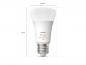 Preview: 2er Set Philips Hue White & Color Ambiance mit 2 x E27 RGBW LED Lampen - mehrfarbig und dimmbar