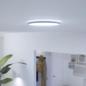Preview: WIZ Smarte Superslim LED Deckenleuchte in Schwarz WLAN/Wi-Fi Tunable White Ø29cm