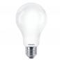 Preview: Leistungsstarke PHILIPS E27 CorePro LED Lampe in Birnenform 17,5W wie 150W warmweißes Licht & mattiertes Glas