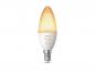 Preview: Philips Hue White E14 LED Kerze White Ambiance dimmbar 5,2W wie 40W Tunable White mit Bluetooth- und/oder ZigBee-steuerbar