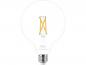 Preview: Philips WiZ Smart LED-Filament-Kugellampe G125 E27 7W wie 60W 806lm 2700–6500K dimmbar WiFi Bluetooth
